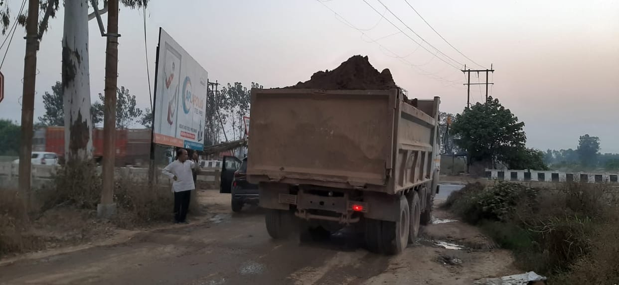 Demand to stop overload vehicles running on canal tracks