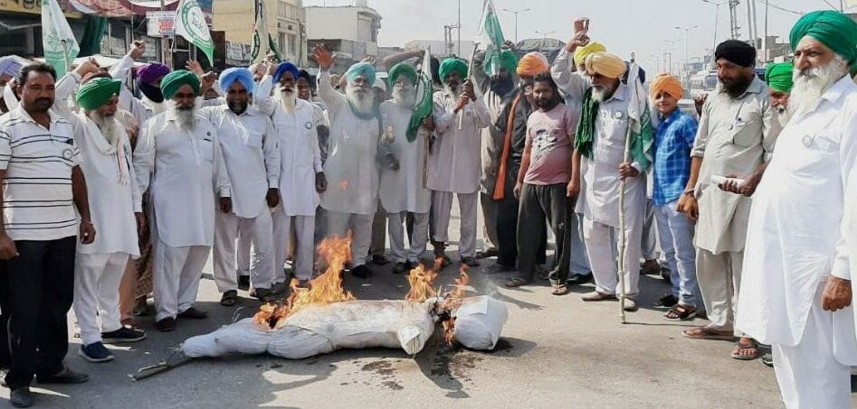 Farmer protest continues against agricultural law