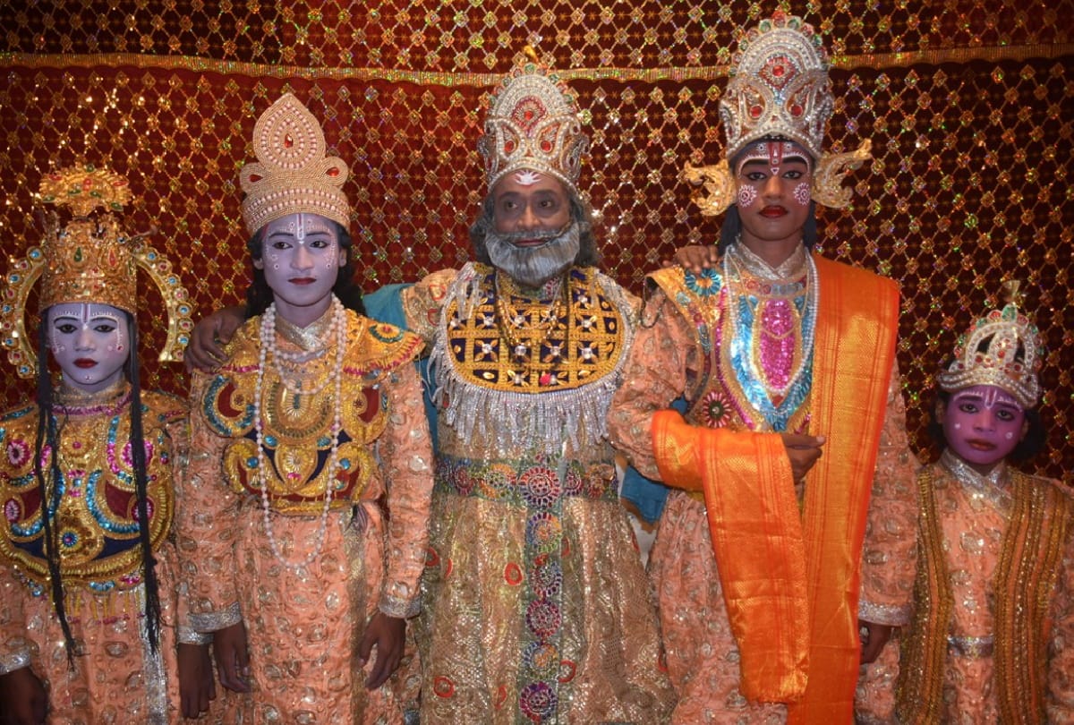 Ramlila celebration started in Mansarovar Maidan by Shri Ramlila Committee Arya Nagar gorakhpur