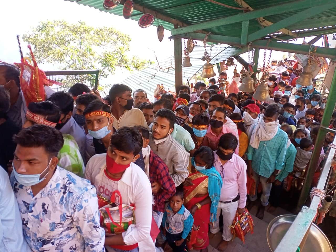 Maa Purnagiri Dham Mela 2021: 15 Thousand Pilgrims Visit Purnagiri Mela on First Day Photos