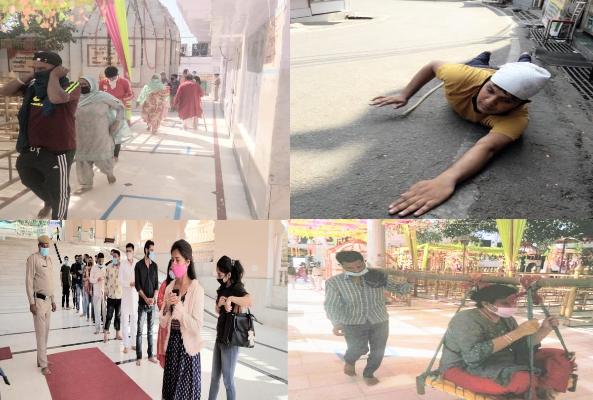 Navratri 2020: Faith heavy on Coronavirus, devotees thronged in Shaktipeeths, see spectacular pics