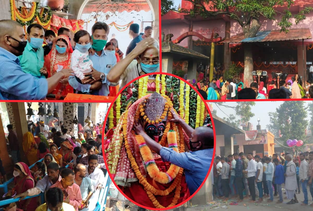 Shardiya Navratri 2020:   celebration of first day navratri in gorakhpur basti mandal