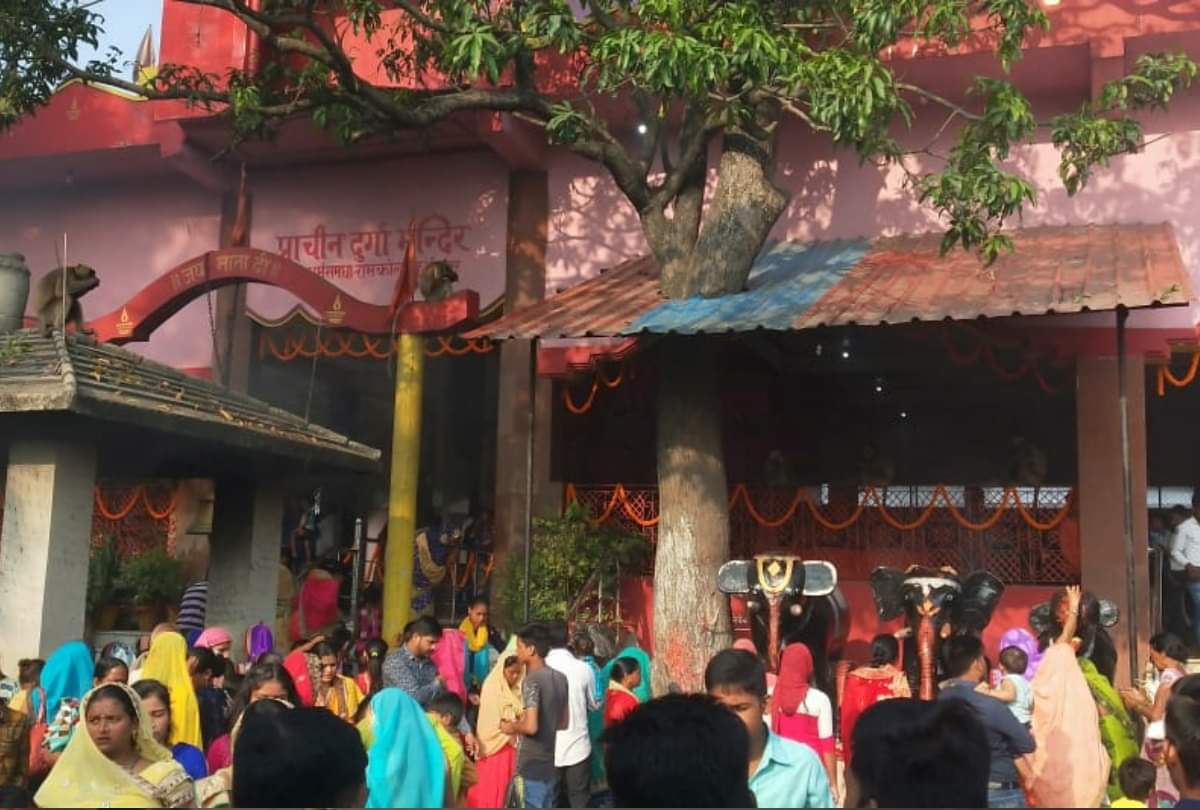 Shardiya Navratri 2020:   celebration of first day navratri in gorakhpur basti mandal