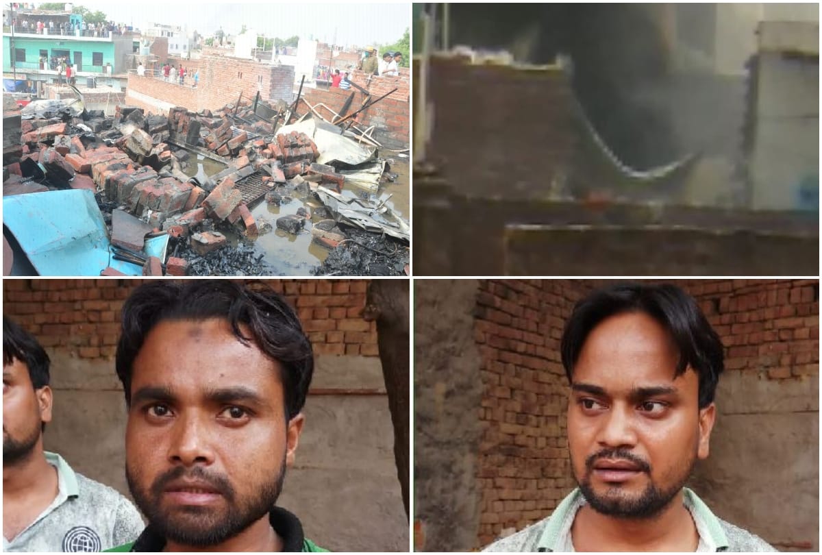 cracker factory blast shakeel and ali sher saved life of people in agra