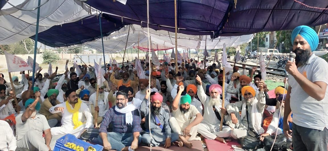 farmers protest in firozpur