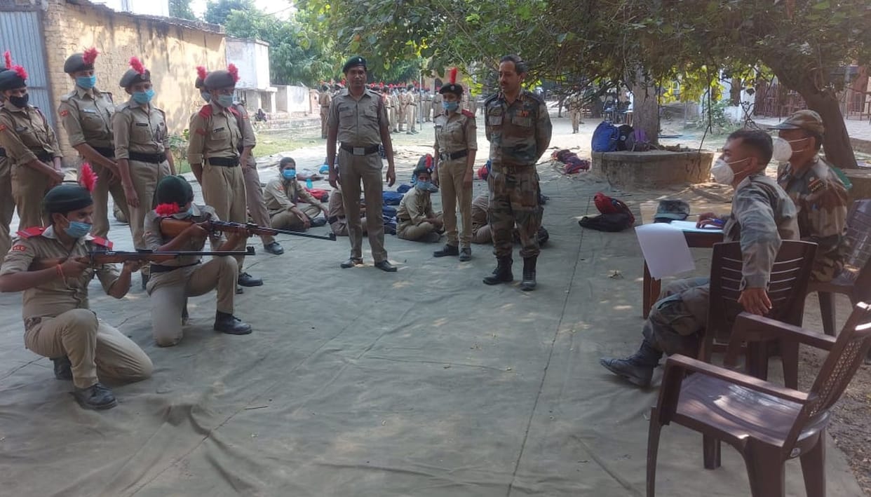 NCC cadets gave C certificate examination in MIC