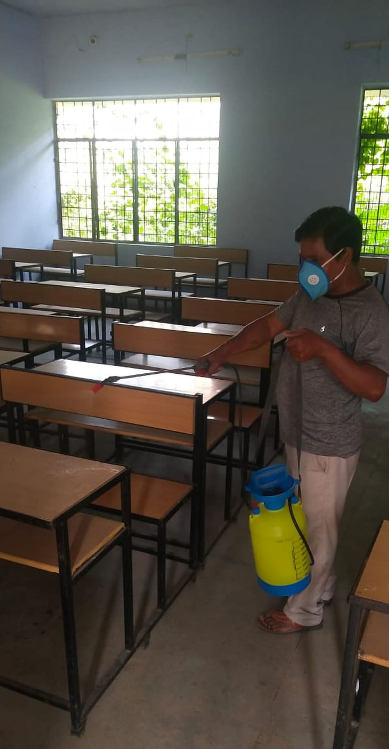 School sanitation, will study from today