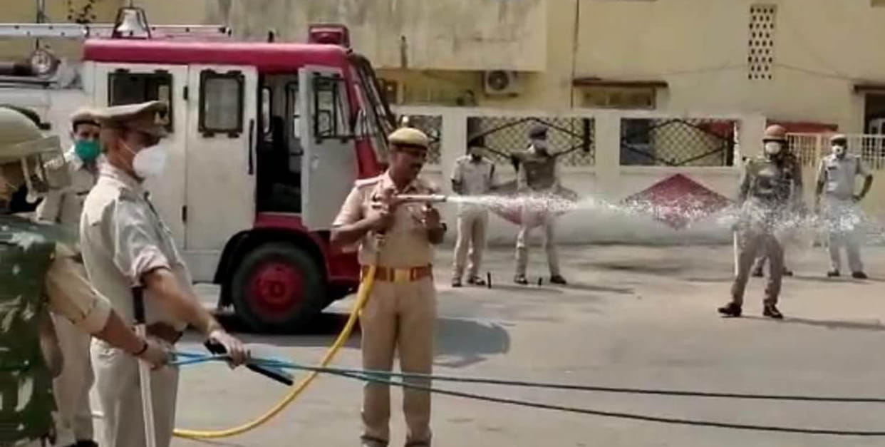 GRP and RPF mockdrill at station