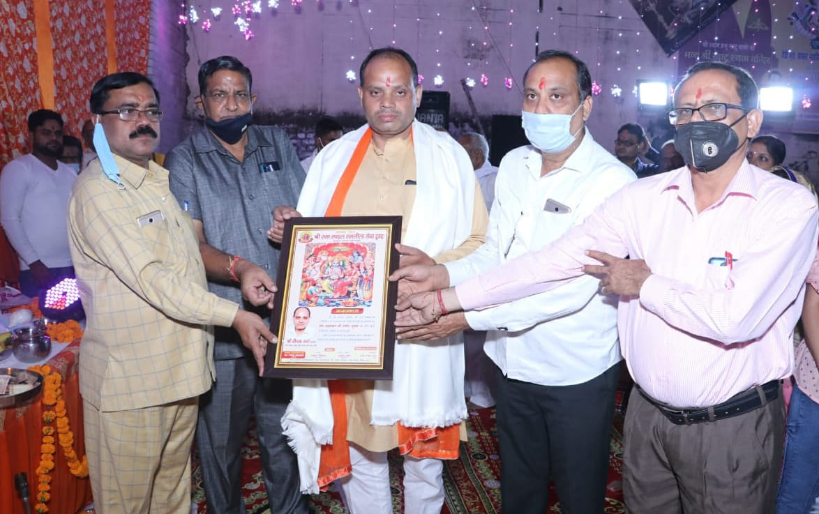 Shree Ram's birth of Leela on LED broadcast in Ramlila