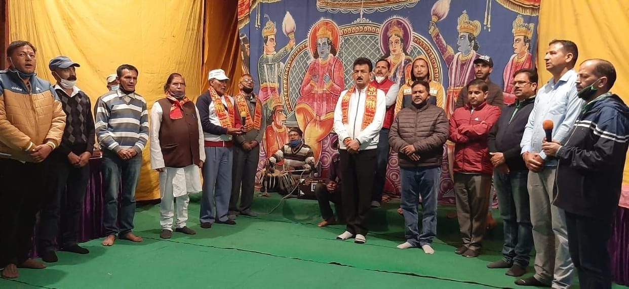 Ramastuti and Ram Katha begin in place of Ramleela
