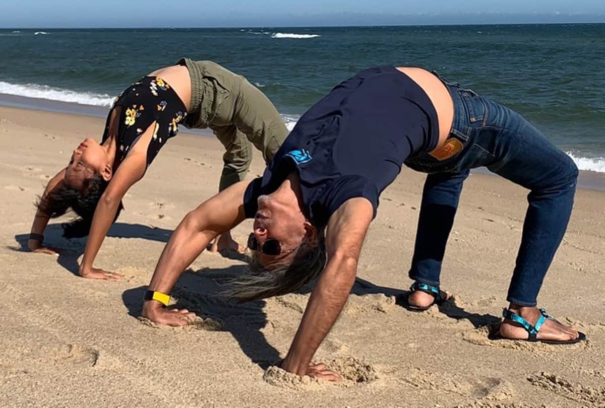Milind Soman Share Romantic Photos With Wife Ankita Konwar From US Their Trip