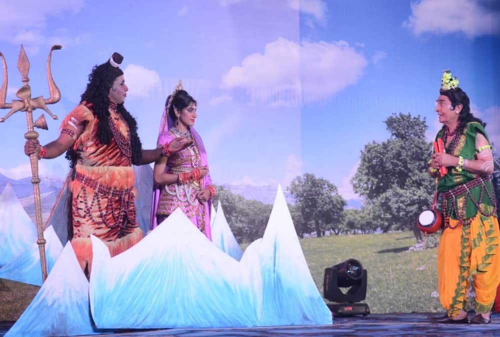 Pics of ramleela being played on the bank of river sarayu in Ayodhya.