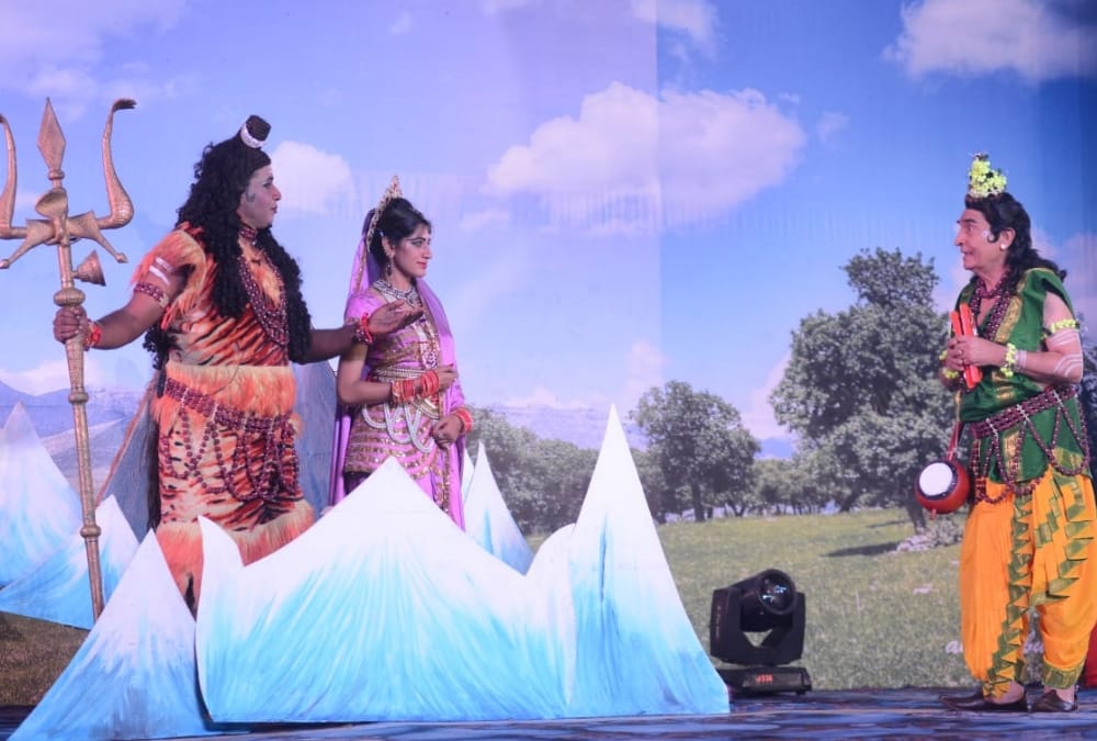 Pics of ramleela being played on the bank of river sarayu in Ayodhya.