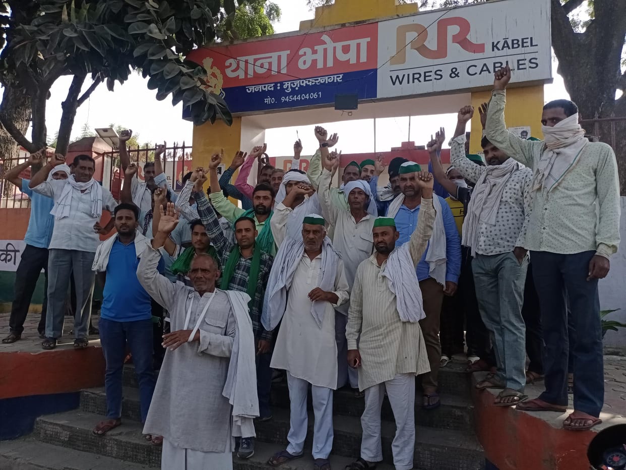 Scramble between Electricity Corporation's team and farmer