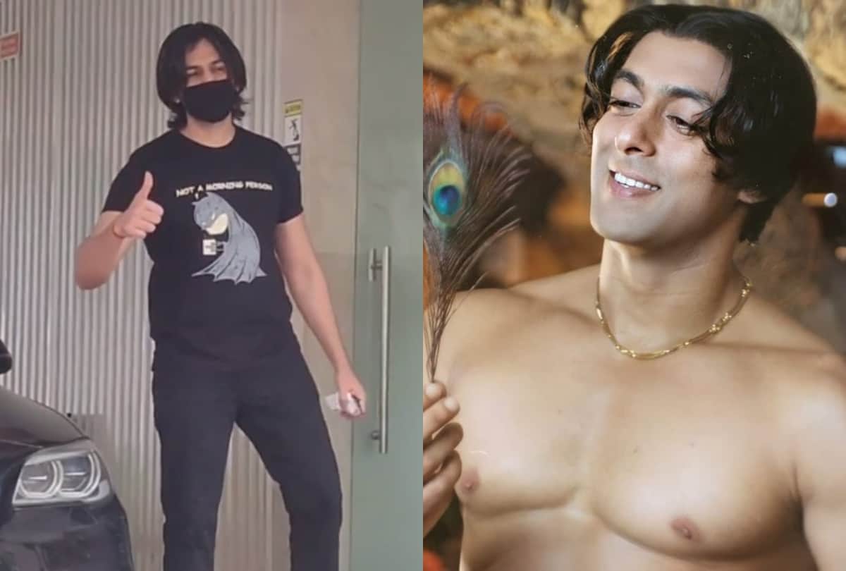 Kartik Aaryan new hairstyle look like Salman Khan look in Tere Naam
