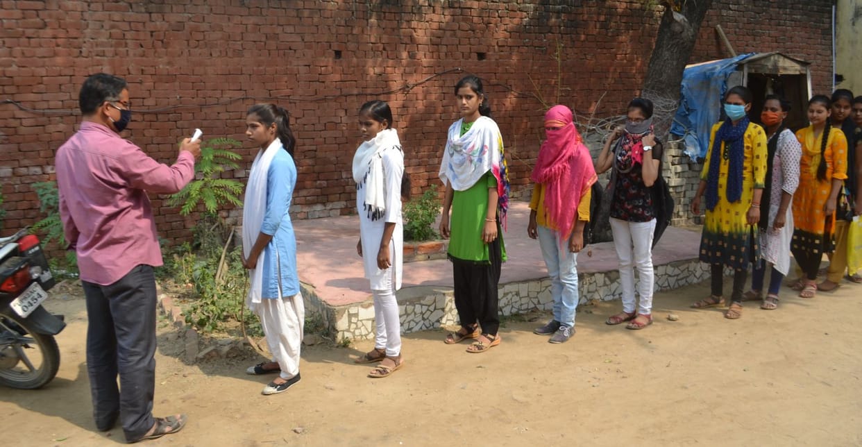 Schools open after seven months, fewer students