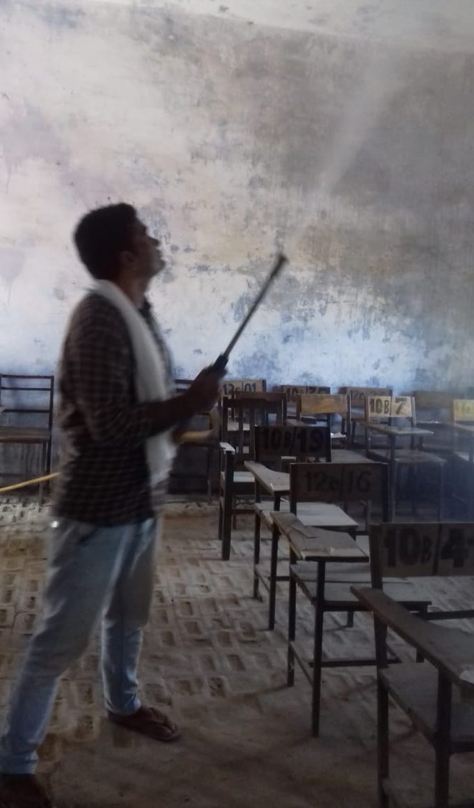 After seven months, teaching work will start in schools from today
