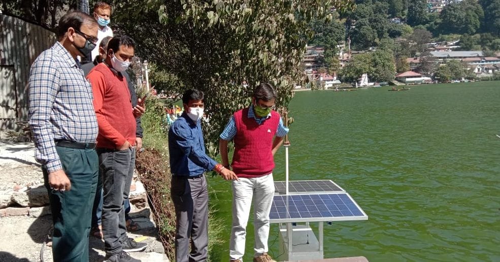 Instant updates of the lake in Nainital