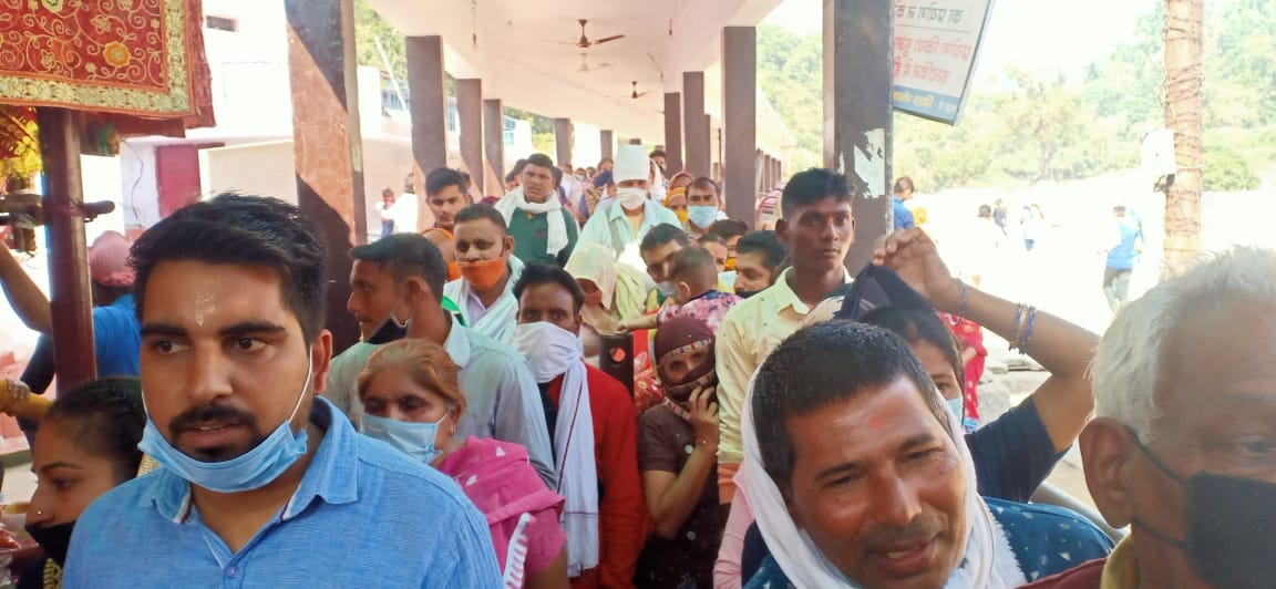Devotees attended the court of mother Shakambhari