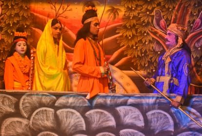 Arya Nagar ramlila third day celebration in gorakhpur latest photos