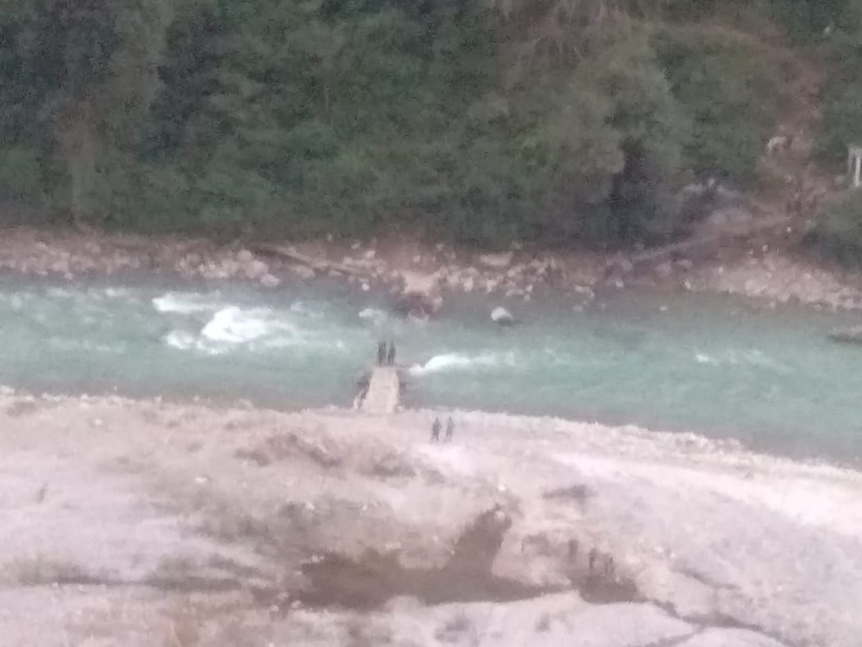temporary culverts when the rivers water level rises