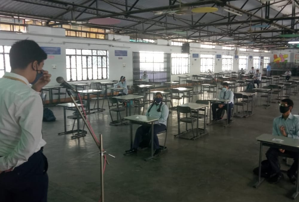 First day of schools reopen after seven months in Uttar Pradesh.