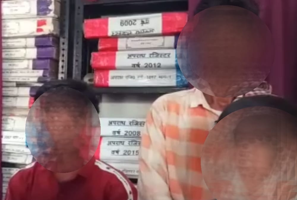 A family tried to self immolate in front of Lokbhawan.