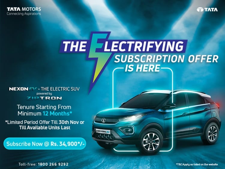 Tata Motors has revised subscription plan for Tata Nexon EV, Now you can take home by paying just 34,900 rupees per month
