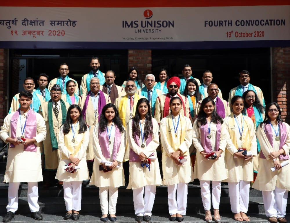 IMS Unison University Convocation 2020: Gold Medal To nine Students