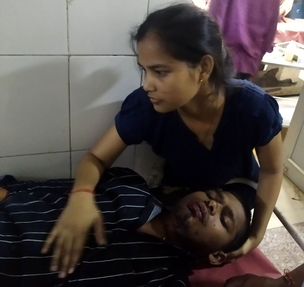 Advocate dies in accident due to truck collision, son injured