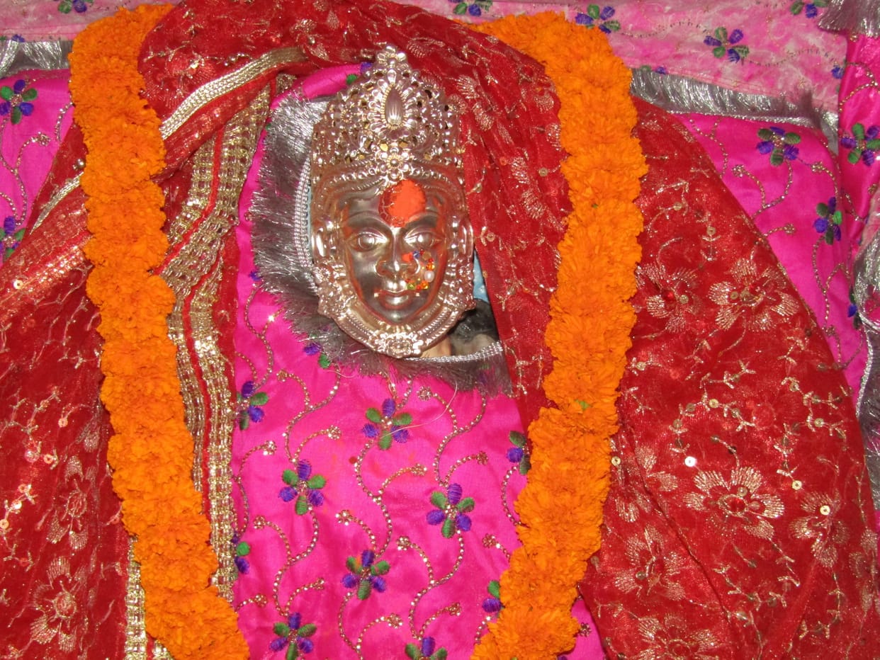 Mother Ambe, worshiped in Kushmanda format, echoed