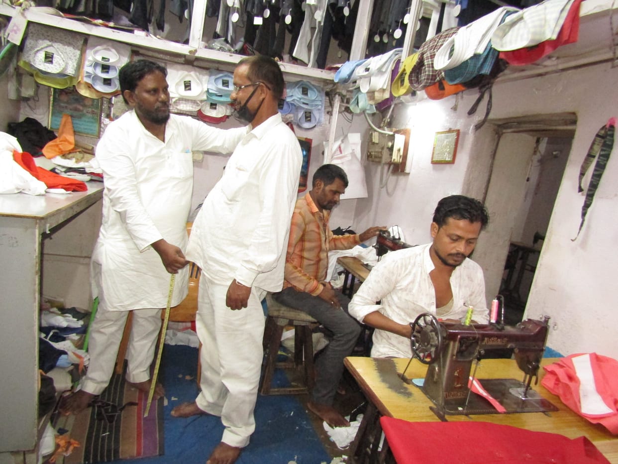 Tailors business is also growing in the festive season