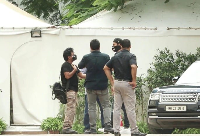 Ranbir Kapoor was snapped at Yash Raj Films for his upcoming Shamshera