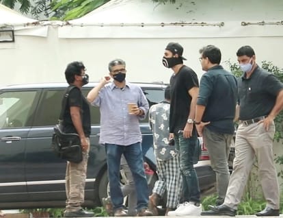 Ranbir Kapoor was snapped at Yash Raj Films for his upcoming Shamshera