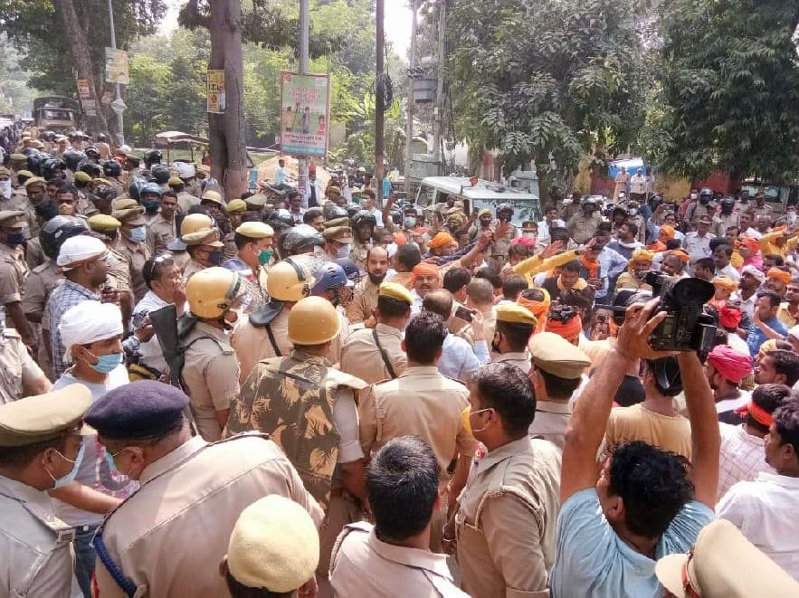 Ballia murder case Karni Sena and Kshatriya Sabha demand case of accused party