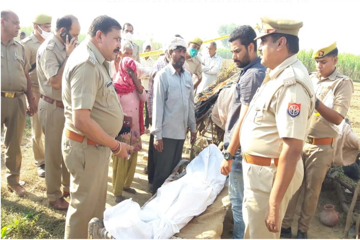 farmer murder in baghpat  last nitgh, dead body found in his field