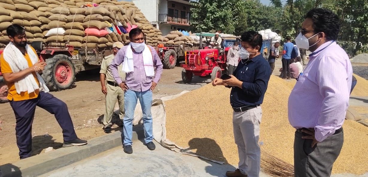 Instructions to speed up paddy collection
