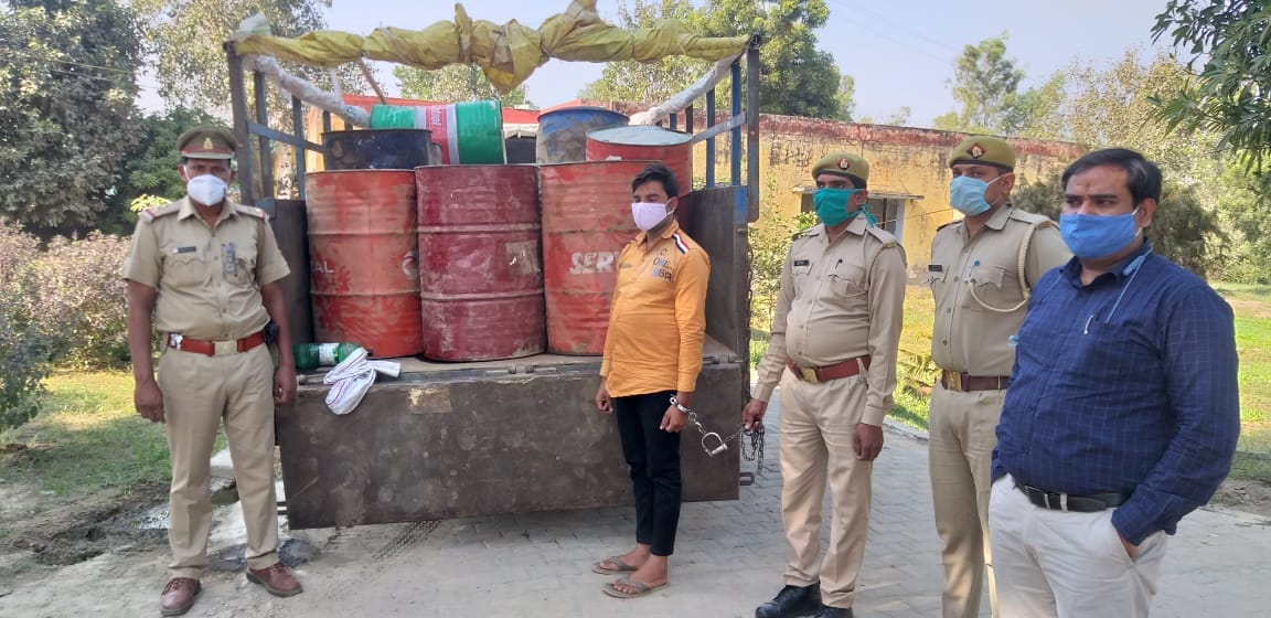 One apprehended with 3500 liters adulterated petrol