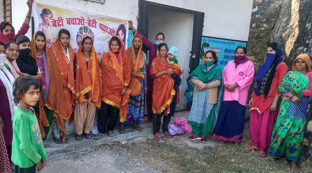 Gave message of Beti Bachao Beti Padhao through nutrition chariot