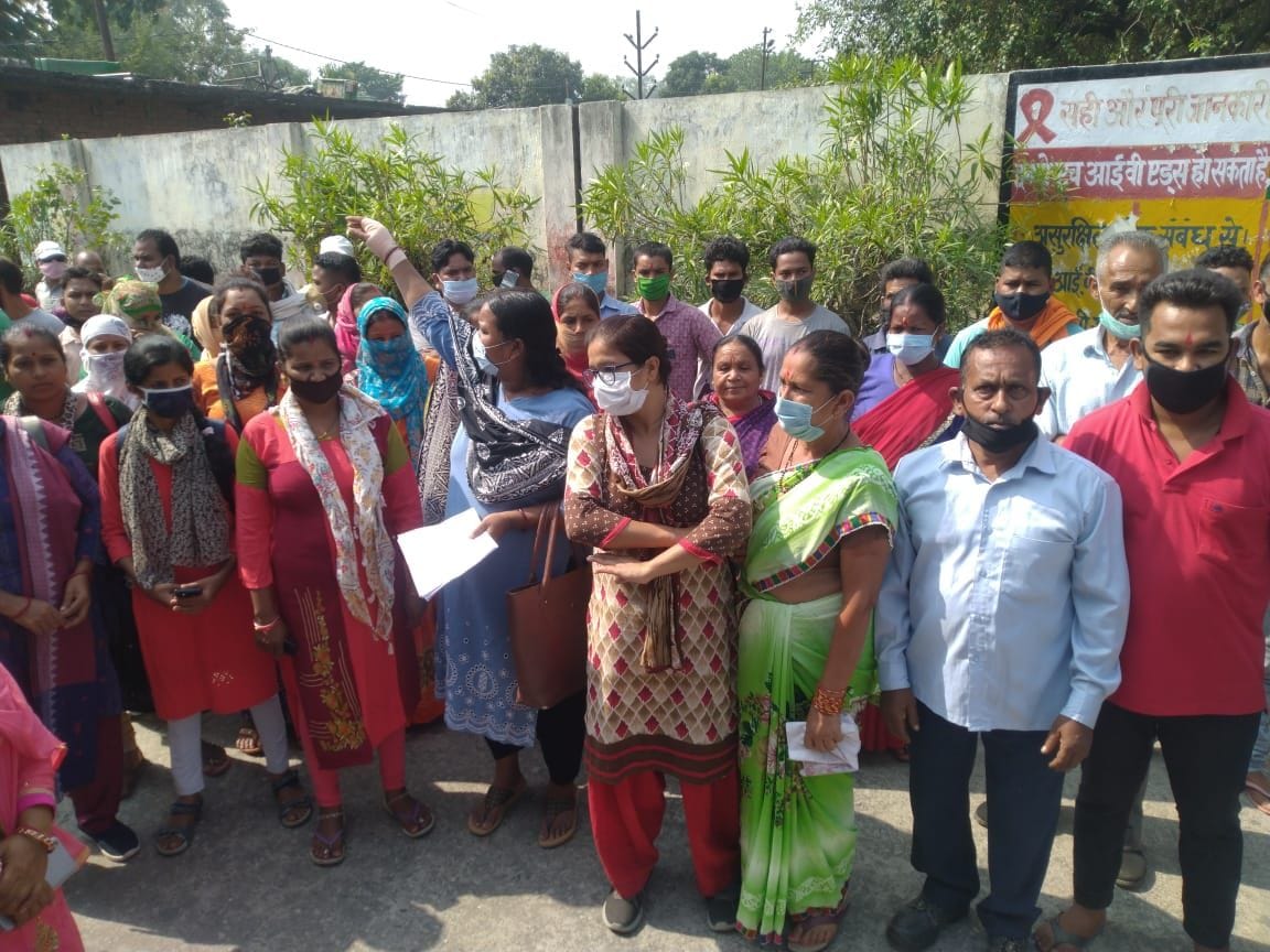 Family of female police personnel accused of beating villagers