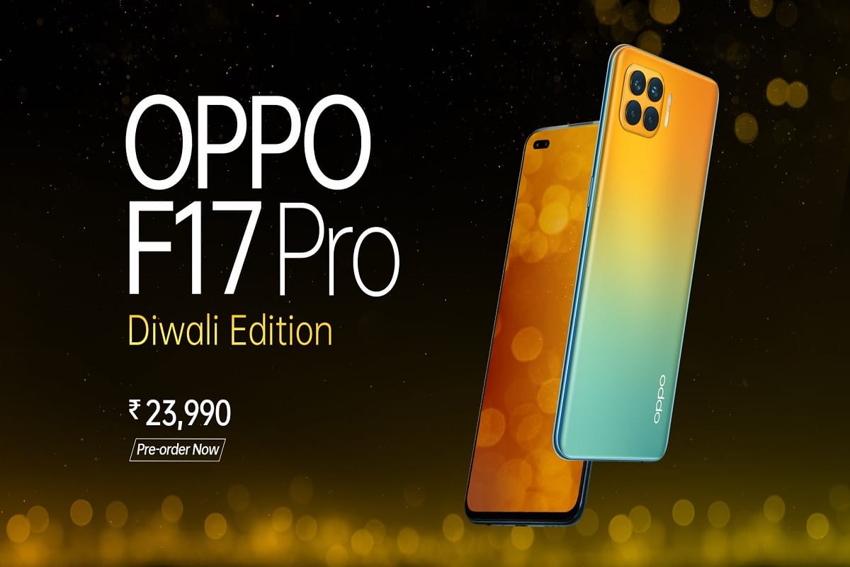 Oppo F17 Pro Diwali Edition Launched in India with free 10000mah powerbank price and specification