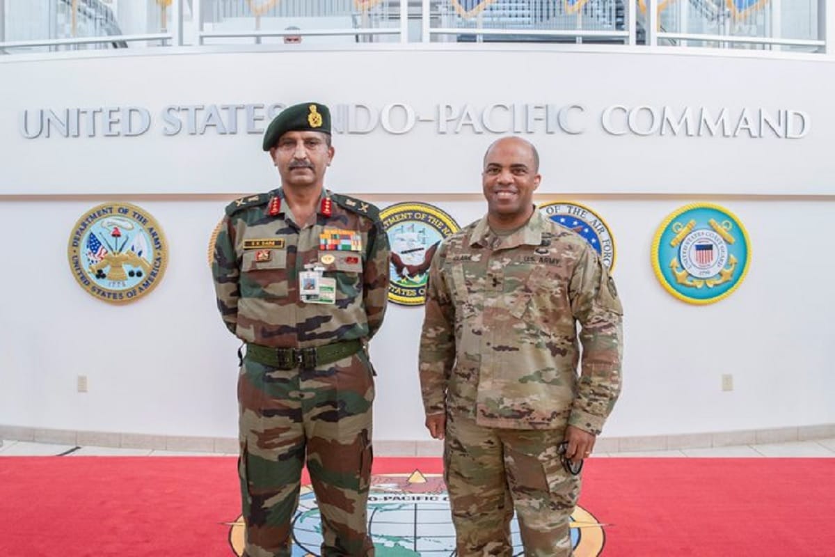 Lt Gen Satinder K. Saini met with Maj. Gen. Ronald P. Clark US and Indian partnership in Indo pacific region