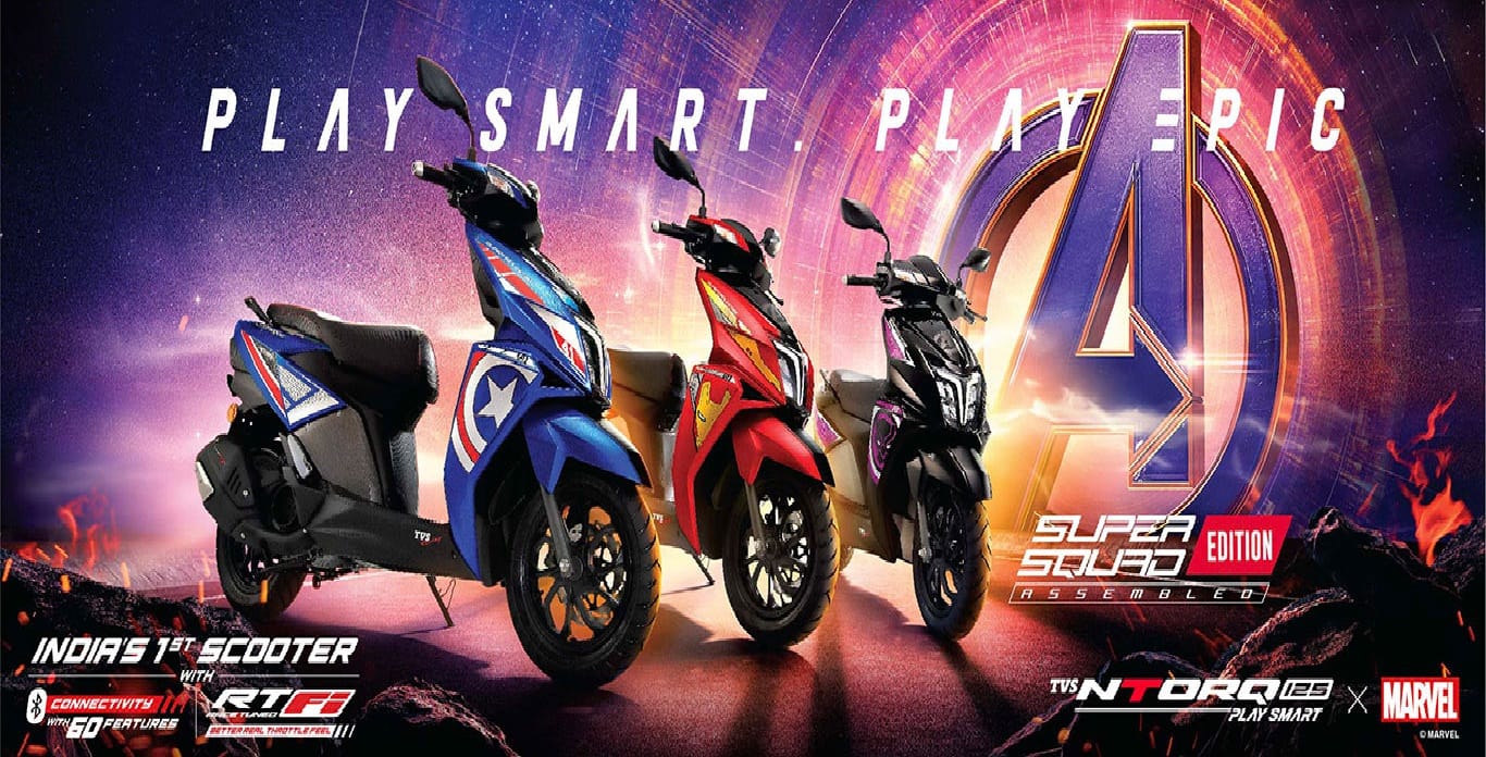 TVS NTorq 125 hits major milestone global sales cross one lakh units tvs motor company