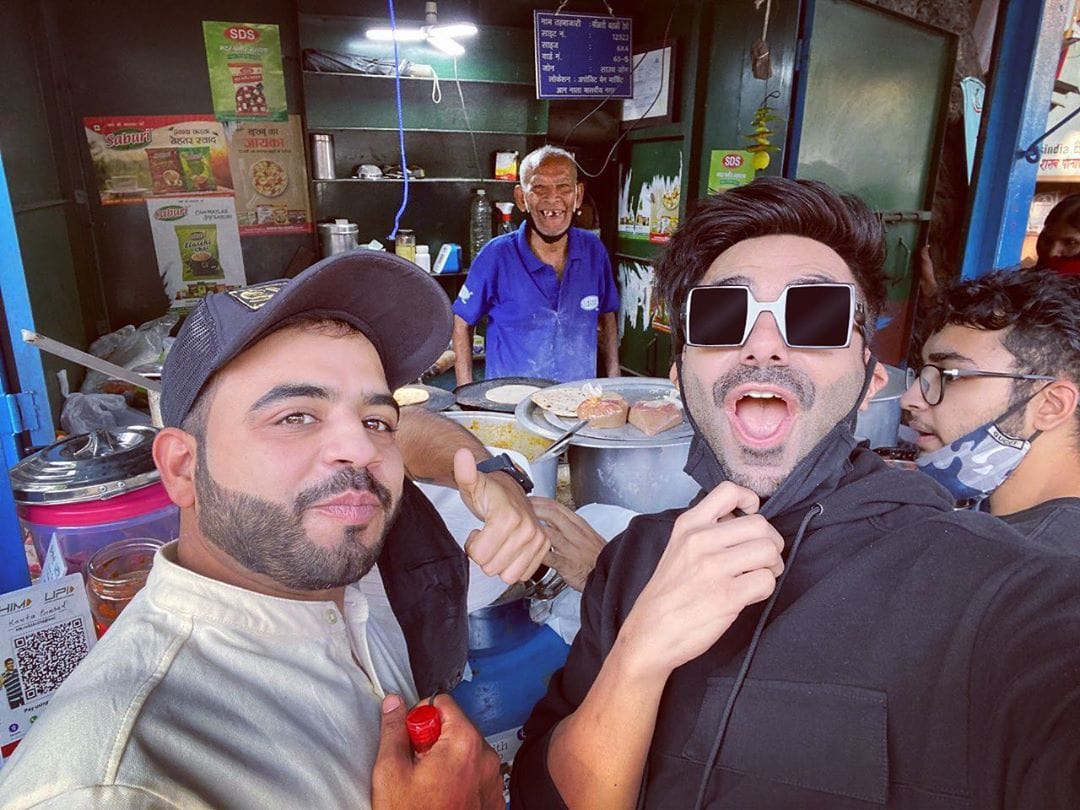 Aparshakti Khurana spotted at Baba Kanta Prasad Baba ka Dhaba