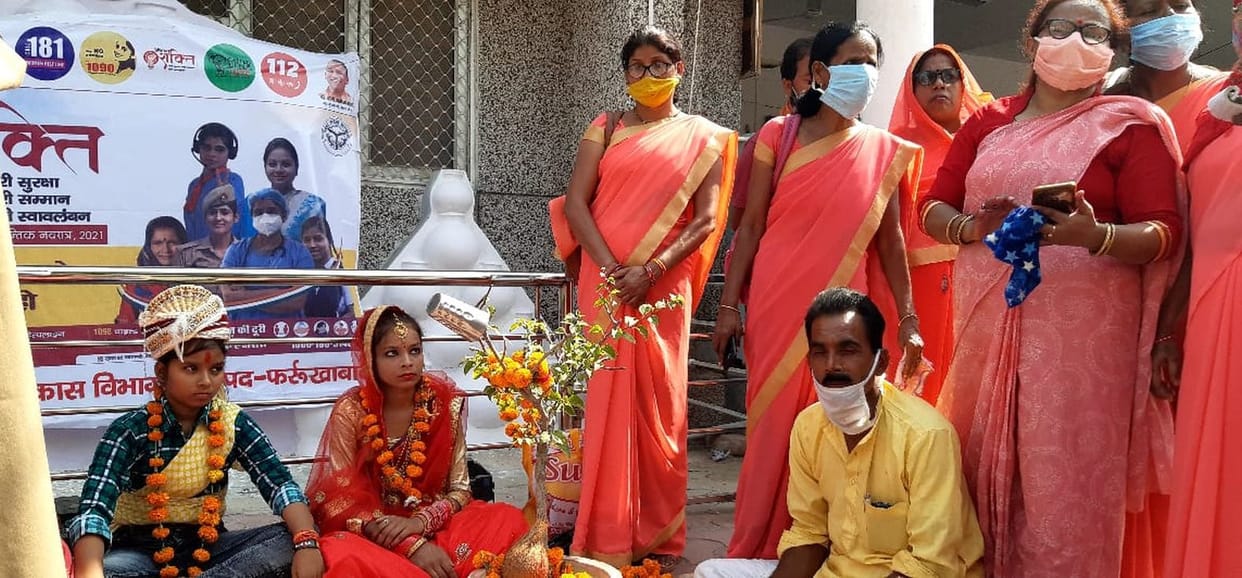 Families running child marriage ran away on seeing the police