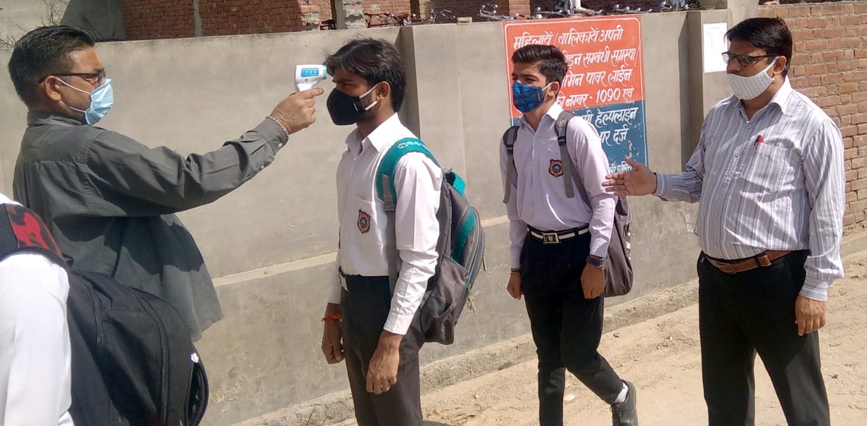 Number of students increased in schools on second day