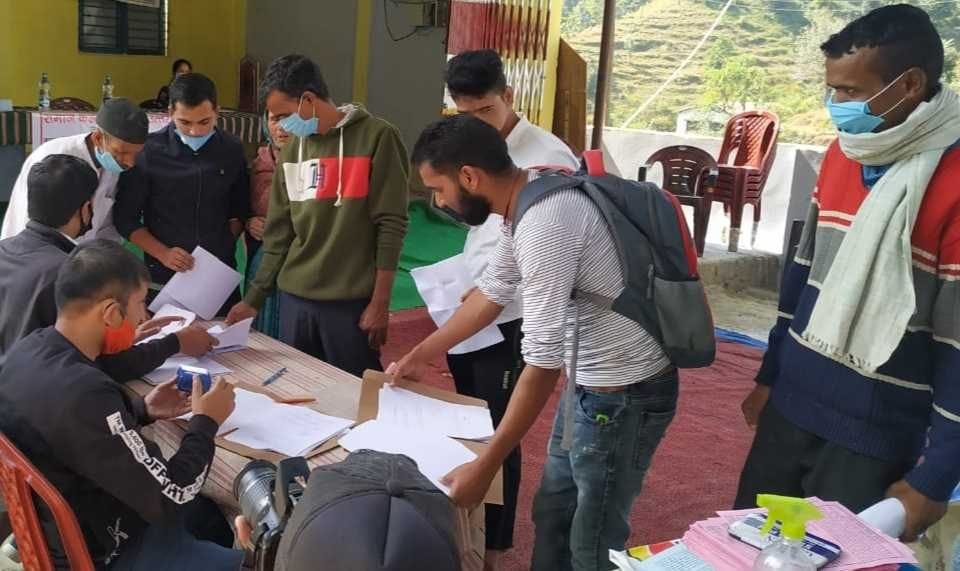 ????? ??? 12 ????????UDID cards made for 12 PwDs in the camp