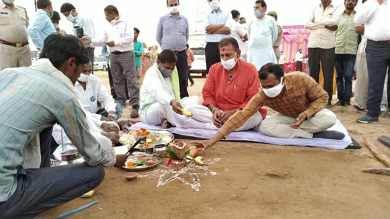 cow shelter inauguration