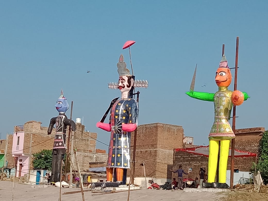 tradition breaked, no ravan stutue ignition and ramleela