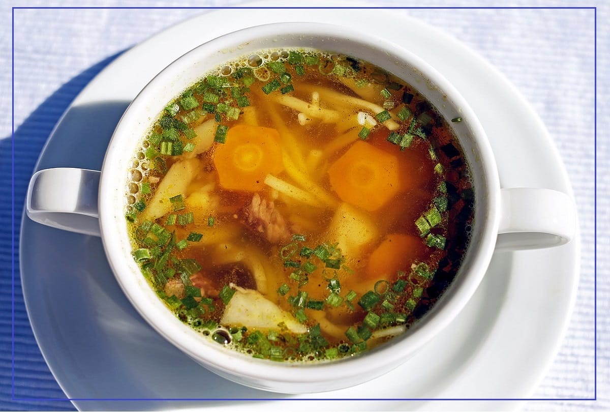 vegetable soups help for immunity strong in winter